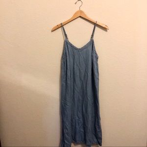 Universal Thread Denim Casual Maxi Dress